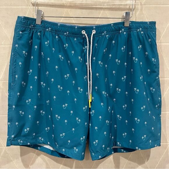 Bonobos - Mens E Waist Trunk Updated Liner Palm Print XXL - Picture 1 of 8